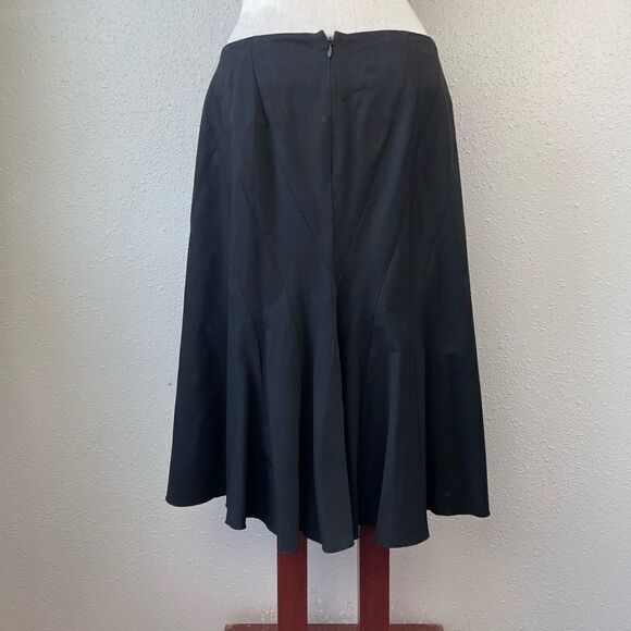 Nine West Black Midi Skirt Size 10 EUC - Picture 5 of 7
